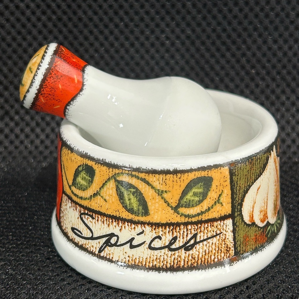 Jo!e MSC International Mortar Pestle Spice Grinder Porcelain
